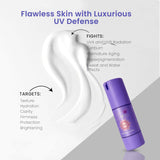 Glow & Protect Set: Luminous Hydration Face Serum+ Water Resistant SPF 50 Sun Defence Cream