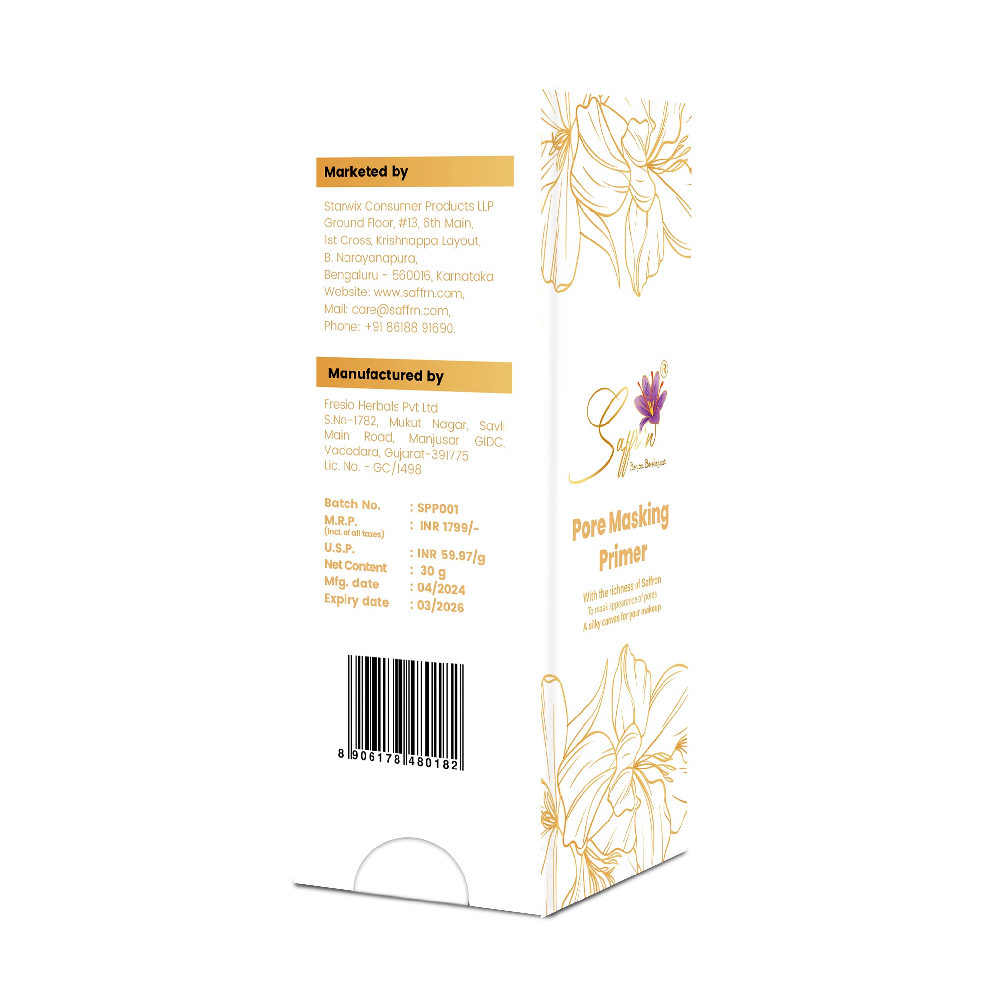 Saffr'n Pore Masking Primer